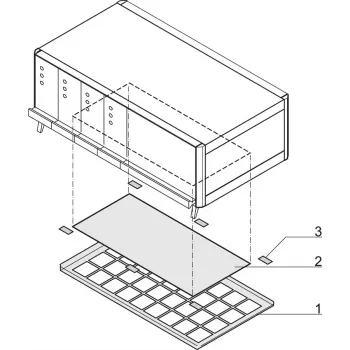 SCHROFF FILTERMATTE 84HE (REPUESTO) – accesorio para rack (64571036)
