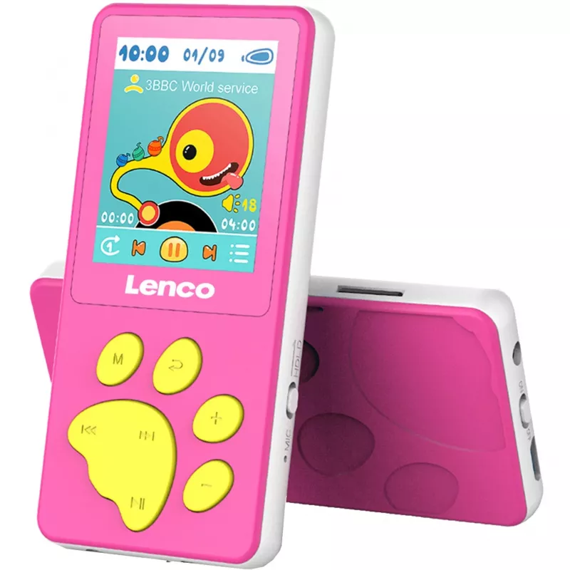 Lenco XEMIO-560PK Reproductor MP3/MP4 8 GB Rosa (XEMIO-560PK)