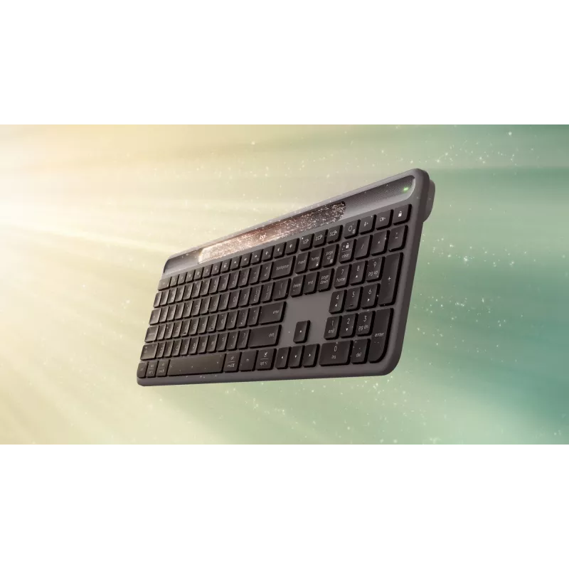Logitech Signature Slim Solar+ K980 Teclado inalámbrico, US International, grafito