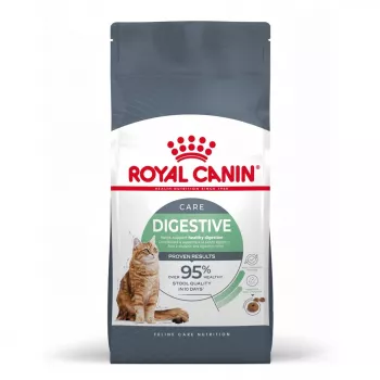 Pienso seco para gatos Royal Canin Digestive Care 10 kg — gatos adultos, receta de pescado y aves, 38 % proteina, 15 % grasa