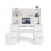 Conjunto escritorio KUBA + Extension Piece, blanco