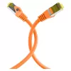 Cable de parcheo RJ45 Cat.6A S/FTP LSZH Cat.7 cable crudo naranja