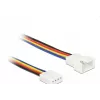 Delock cable alargador conexión de ventilador PWM 4 pines 30 cm