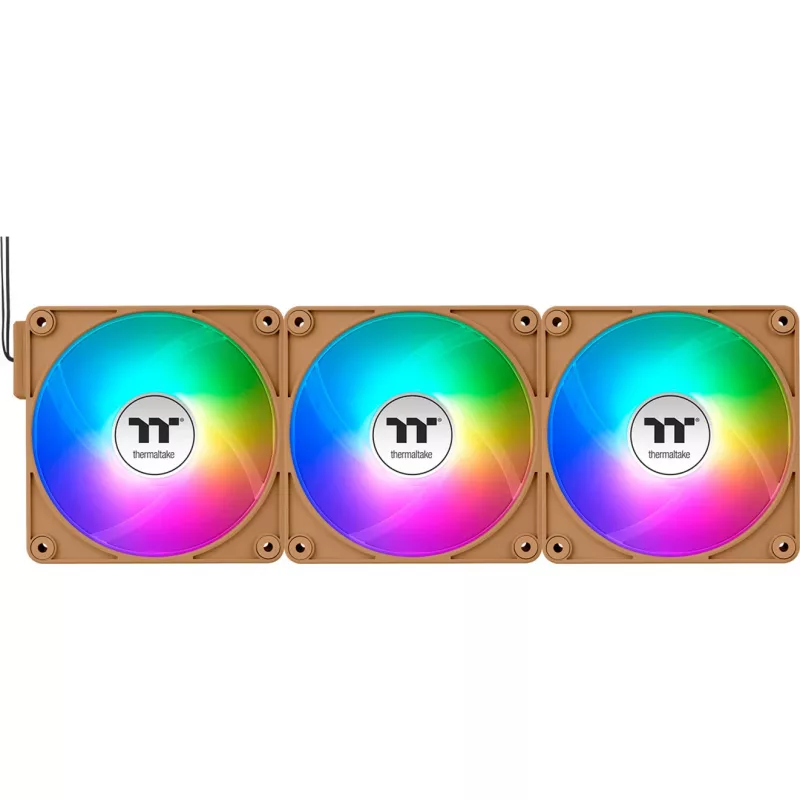 Ventilador de caja Thermaltake CT140 EX ARGB 140mm pack de 3 Gravel Sand