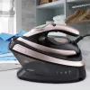 Maestro MR-320C Centro de planchado con vapor 2400 W 1,5 L suela cerámica Negro, oro rosa