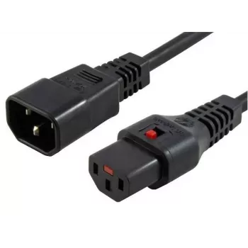 Cable de alimentación Microconnect PC1024 negro 1 m conector hembra C13 conector hembra C14