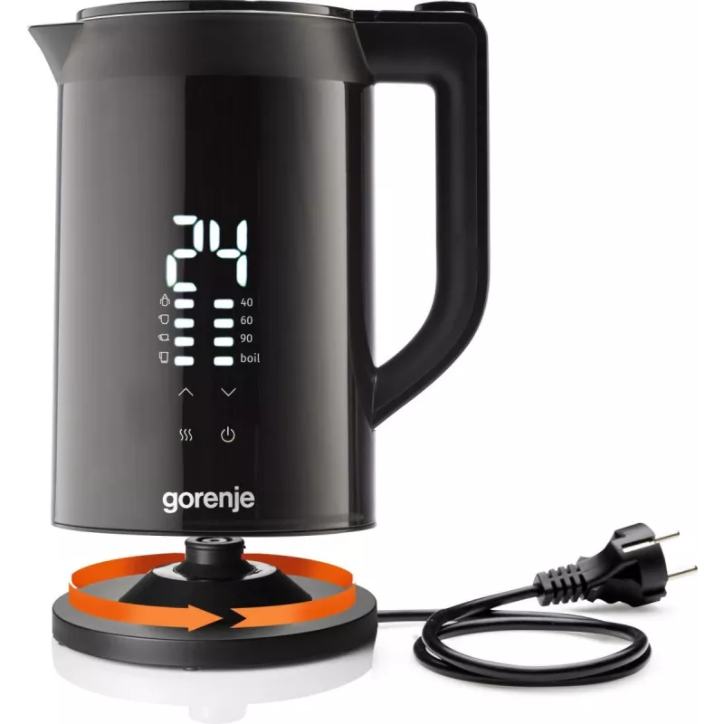Hervidor de agua Gorenje K17DWDII 2200W 1,7L negro