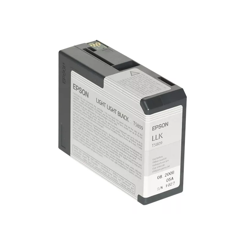 Epson Singlepack Light Light Black T580900, negro claro claro, tinta pigmentada, 80 ml, 1 unidad