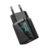 Cargador rápido Baseus Super Si 1C 20W con cable USB-C para Lightning 1m (negro)