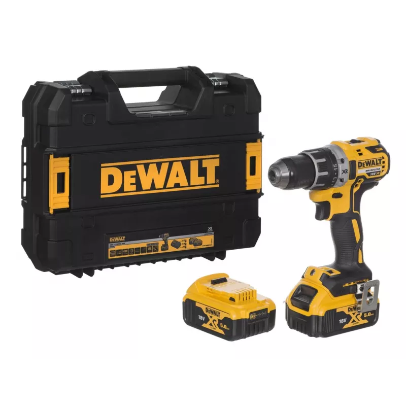 Taladro atornillador de apriete rápido DeWALT XR 18V batería Li-Ion, enchufe europeo