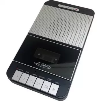 Reflexion CCR8018 Grabadora de casetes portátil con grabación MP3 por USB, negro/gris