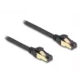 Cable de red DeLOCK RJ45 Cat.6A conector macho a conector macho S/FTP 0,3 m negro