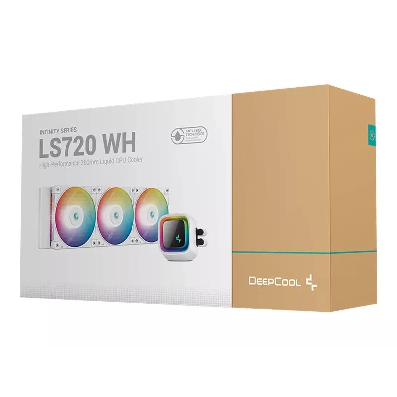 Refrigeración líquida todo en uno DeepCool LS720 WH 12 cm 500–2250 rpm 32,9 dB