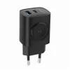 Cargador USB-A USB-C 20W PowerDelivery Quick Charge 3.0, negro