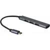 Hub USB Helos 344447 Type-C 5000 Mbit/s gris