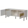 Mueble TV Cama INSERTO 3D 143.5x40x61.5 cashmere + LED
