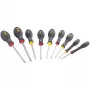 Set de destornilladores de mano STANLEY FATMAX FMHT65439-0 — destornilladores planos, varios tamaños