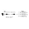 Cable USB DeLOCK 88165 1 m USB A negro