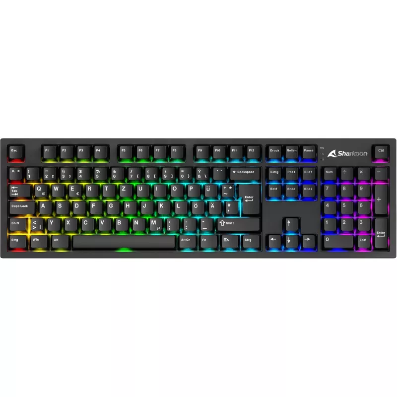 Sharkoon OfficePal KB70W Mech teclado mecánico, Linear Silent, distribución DE