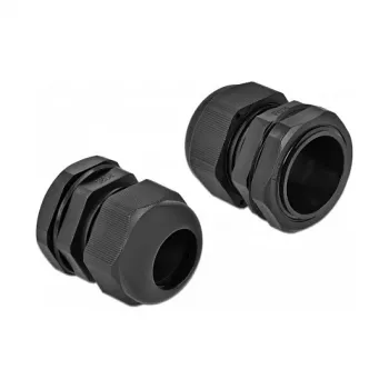 Prensaestopas DeLOCK 60224 negro plástico 10 uds.