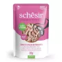 SCHESIR en gelatina atún y pollo con jamón - Comida húmeda para gatos - 85 g