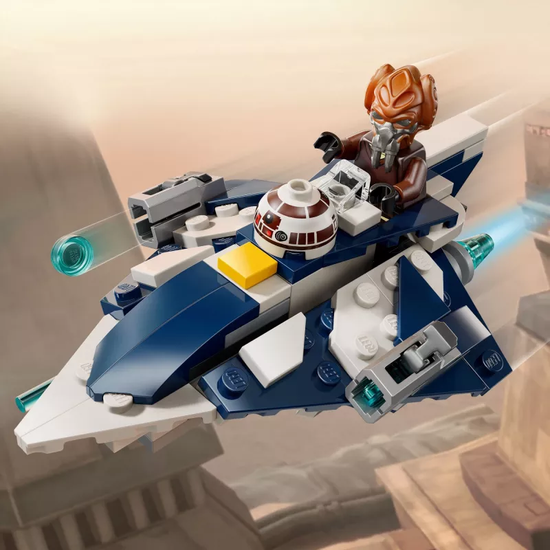 LEGO Microfighter Star Wars Caza estelar Jedi de Plo Koon 75400 — 89 piezas, 1 minifigura, edad 6+