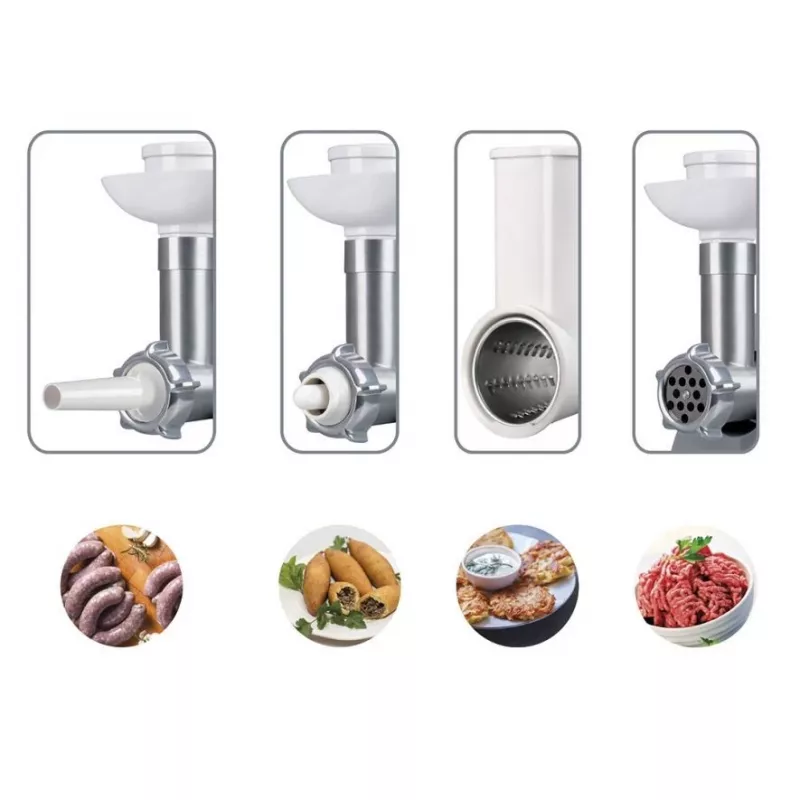 Picadora de carne con accesorio cortador M200ZT Eldom