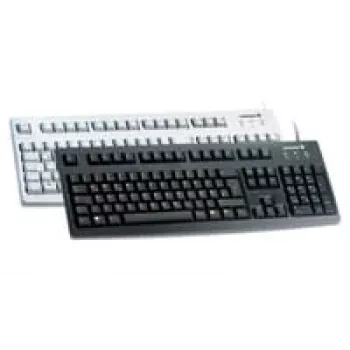 Teclado Cherry G83-6105 con cable USB francés (FR), gris, cable USB de 1,75 m