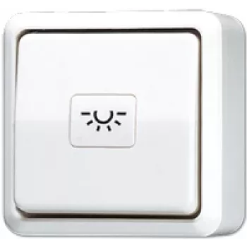 Jung 631 A WW Interruptor eléctrico 1 polo blanco (631AWW)