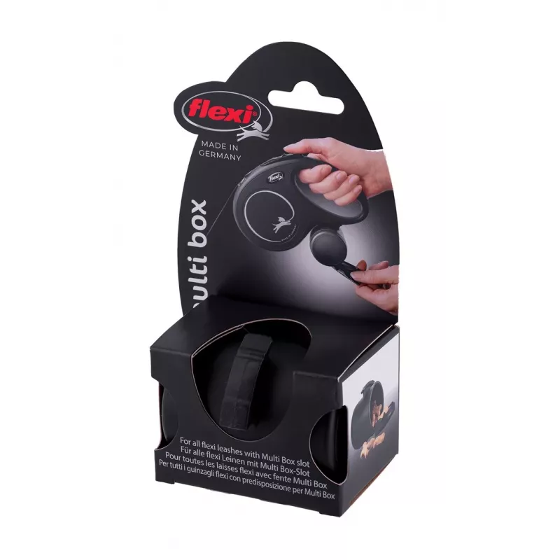 Flexi Vario Multi Box contenedor universal para comida o bolsas, negro