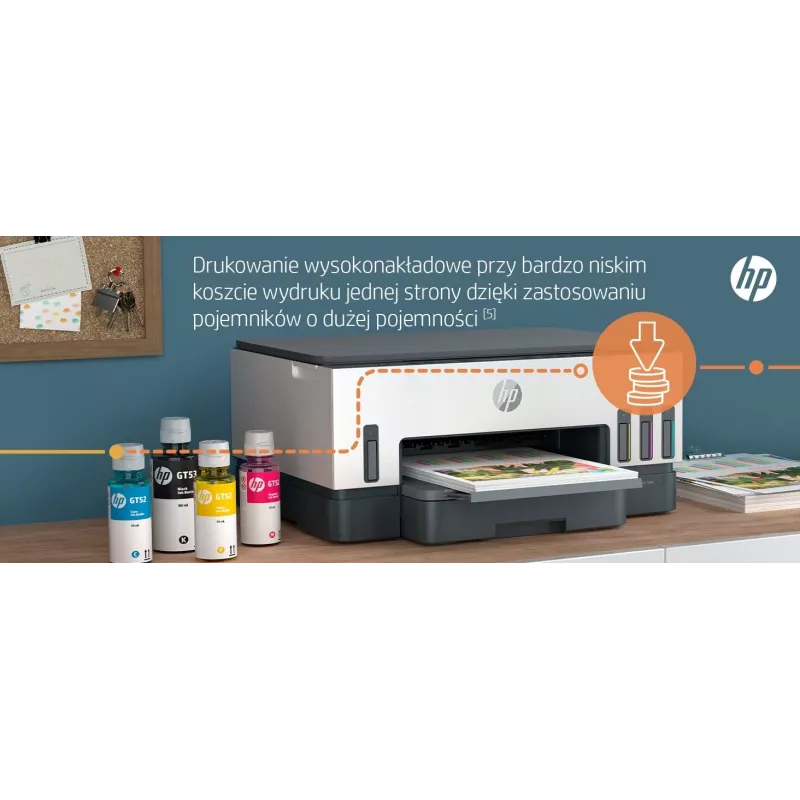 Impresora multifunción HP Smart Tank 720 — inyección térmica de tinta, color, A4, Wi‑Fi, dúplex, 4800x1200 dpi