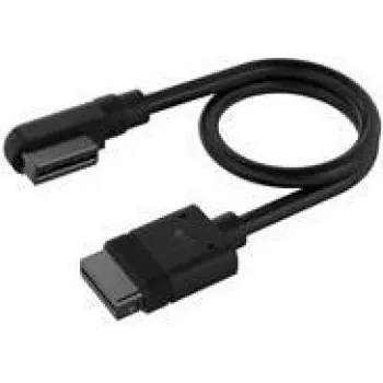 Corsair iCUE LINK - cable de alimentación/datos - CORSAIR iCUE link en ángulo a CORSAIR iCUE link recto - 20 cm (pack de 2)