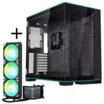 Refrigeración líquida completa Lian Li O11D EVO RGB + TRYX PANORAMA SE ARGB - negro, 360 mm