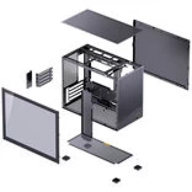 Caja de PC Jonsbo D32 STD Mini Case mATX negra