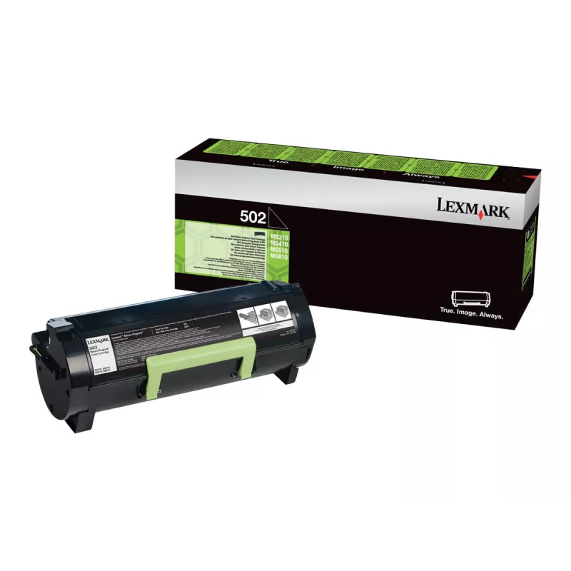 Cartucho de tóner Lexmark 502 1500 páginas negro
