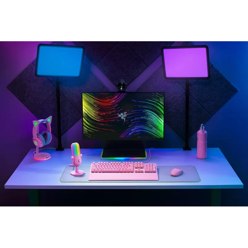 Micrófono para PC Razer Seiren V3 Chroma rosa