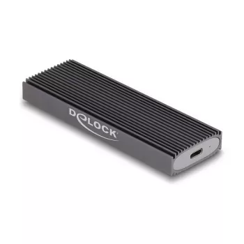Carcasa para SSD DeLOCK externa USB Type-C combo para M.2 NVMe PCIe o SATA SSD sin herramientas