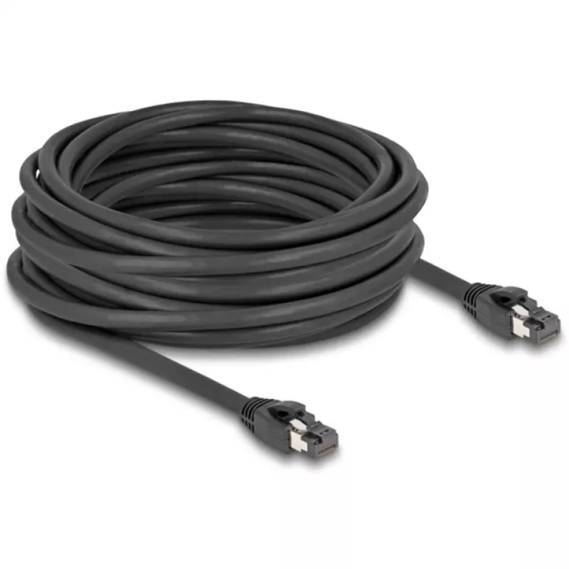Cable de red DeLOCK RJ45 Cat.8.1 10 m negro