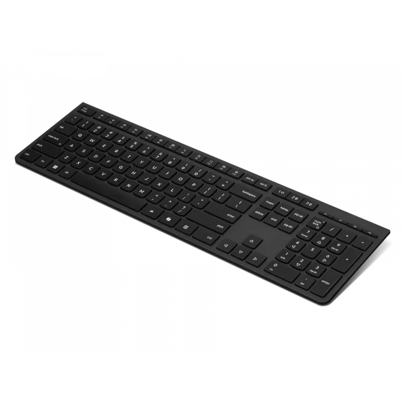 Lenovo Professional Wireless Rechargeable Keyboard AI Teclado inalámbrico recargable, distribución estonia, gris (4Y41R64545)