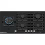Placa de cocina Bosch Serie 8 PRS9A6H40 negra de encimera 90 cm gas 5 zonas