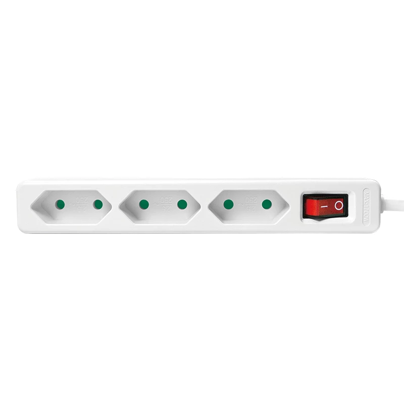 Regleta de alimentación LogiLink LPS230 1,5 m 3 tomas de CA interior blanco