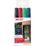 Rotulador de tiza Edding 4095 Bullet Negro Azul Verde Rojo