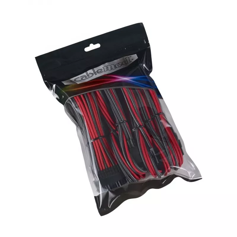 Cable de alimentación interno CableMod CM-PCAB-BKIT-NKCR-3PK-R Carbon Red