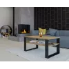 Mesa de centro Topeshop MODERN 1P ART CZ mesa auxiliar / mesa esquinera de centro forma rectangular 2 patas