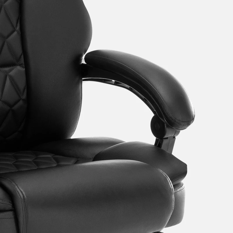 Mark Adler MA-BOSS 6.0 silla de oficina giratoria, piel ecológica, negra