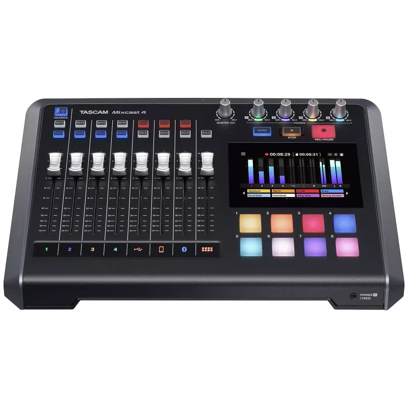 Mezcladora Tascam Mixcast 4 – para grabaciones de pódcast