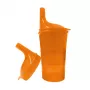 Vaso de seguridad para comer y beber - Naranja