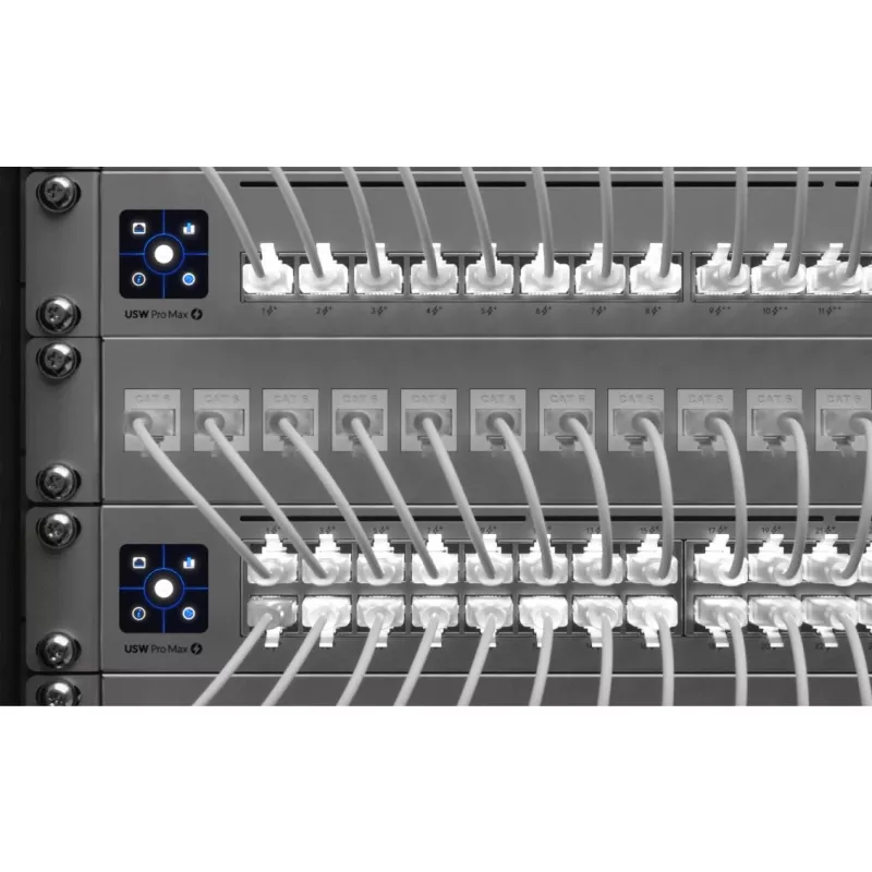 Cable de red patch UBIQUITI UACC-Cable-Patch-EL Cat6 RJ-45 2.5GbE PoE++ 0,15 m blanco translúcido (24 uds.)