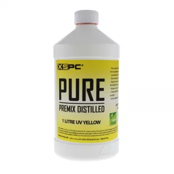XSPC Pure Coolant, 1 litro - amarillo, UV