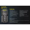 Cargador de baterías Nitecore UM2 pila doméstica DC ion-litio níquel-cadmio
